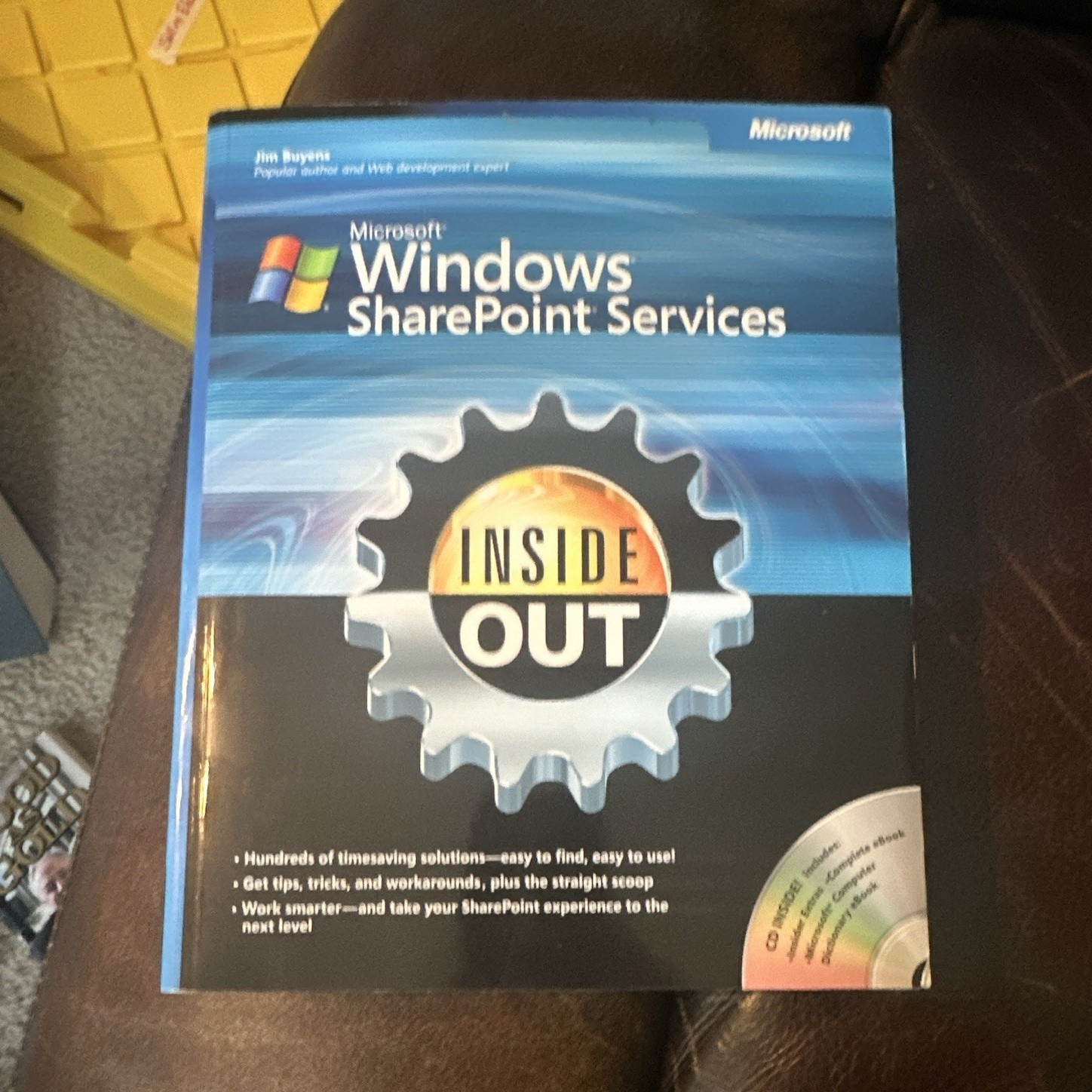 Microsoft Windows SharePoint Services Inside Out Book w/ CD