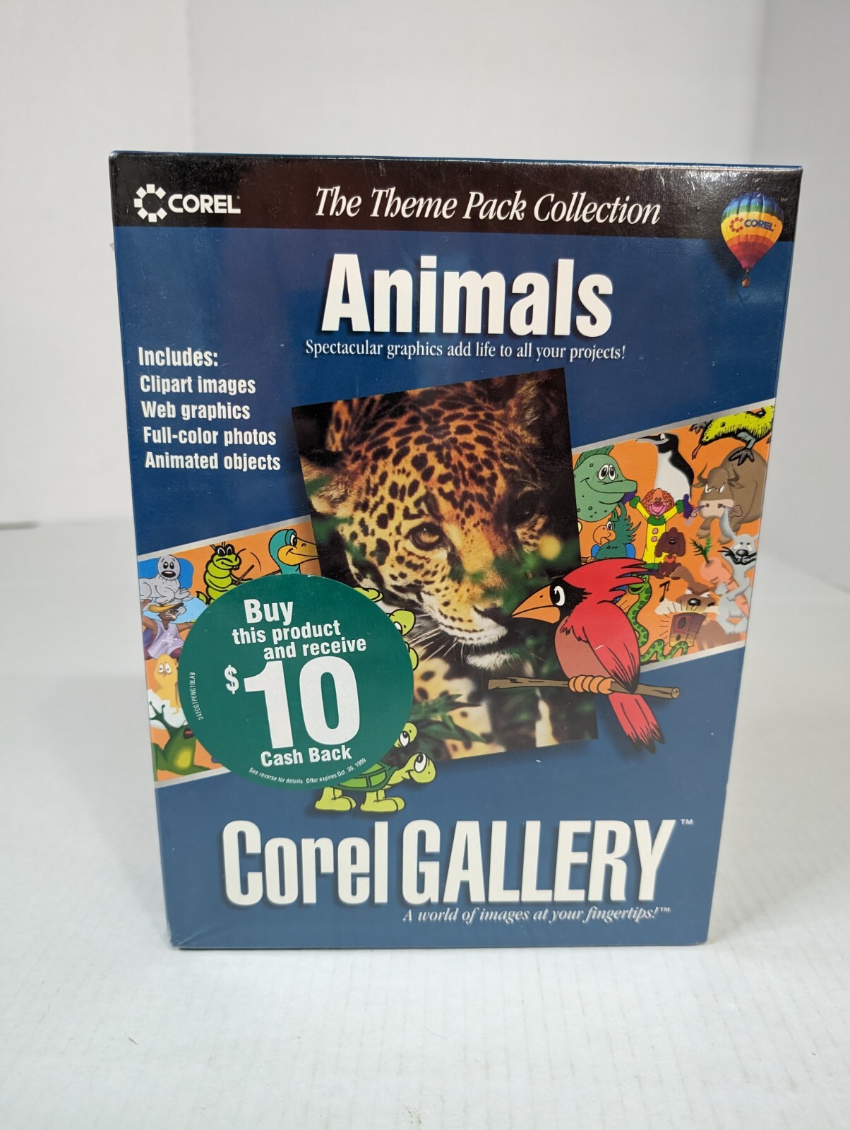 COREL GALLERY Animals Theme Pack Collection SEALED NEW NOS – 8000 Clipart Images