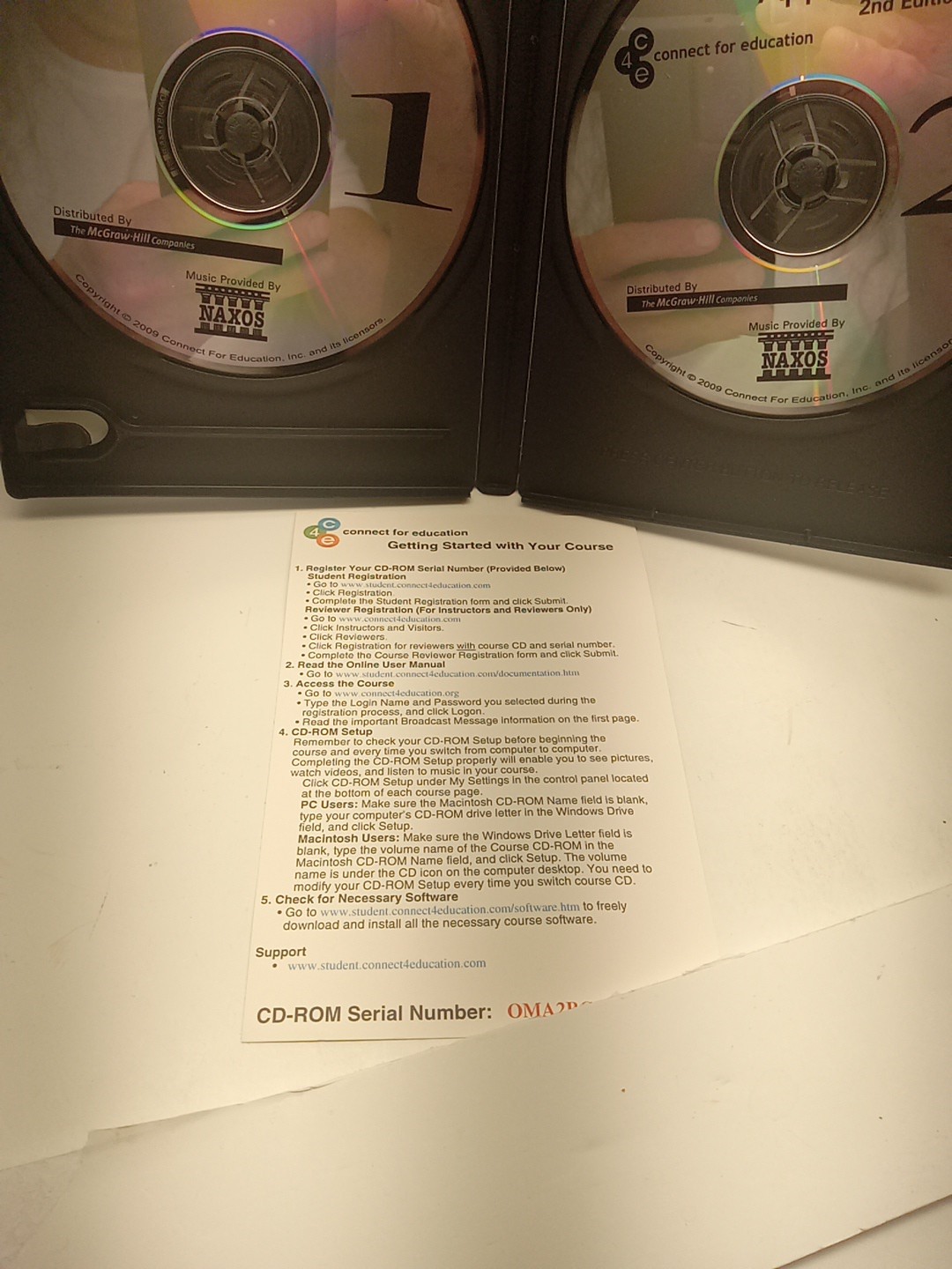 OnMusic Appeciation – 2nd Edition (PC CD Rom, 2009)