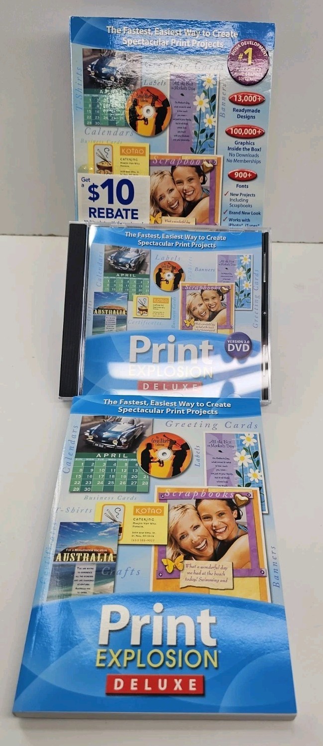 Nova Development Print Explosion Deluxe 3.0 (Retail) (1 User/s) – Full…