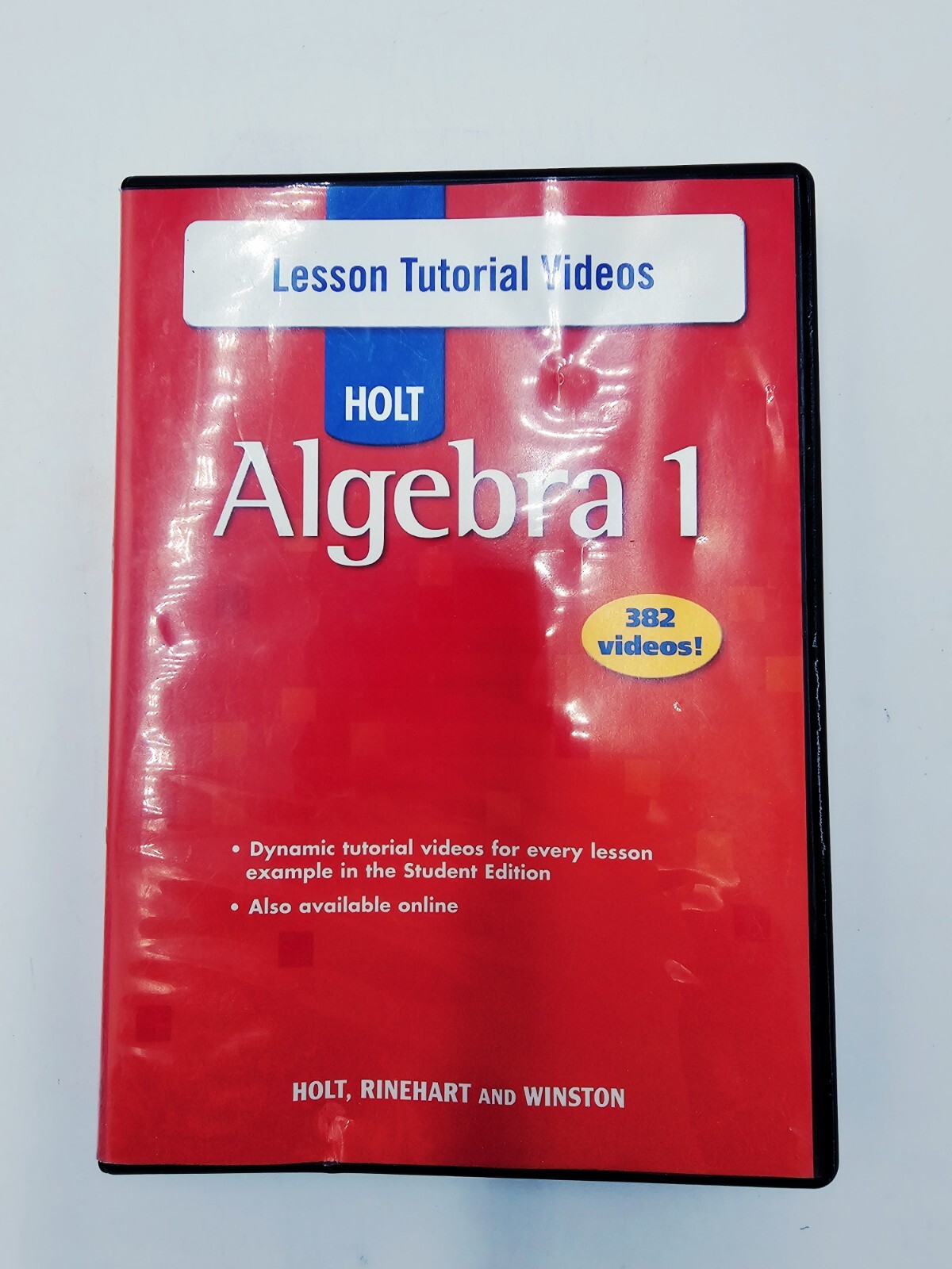 Holt Algebra 1 Lesson Tutorial Videos CD-ROM 4 Disc Set