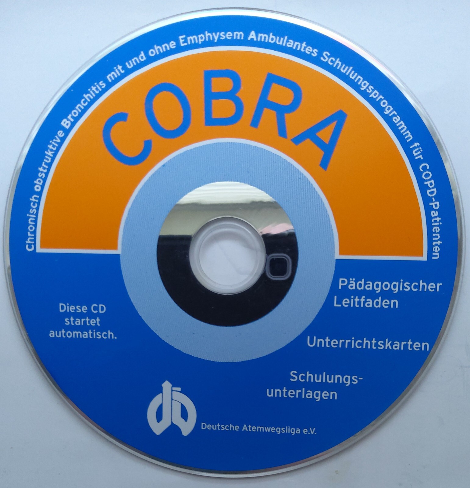 COBRA / NASA Patientenschulung Programme Deutsche Atemwegsliga e.V. auf CD + TOP