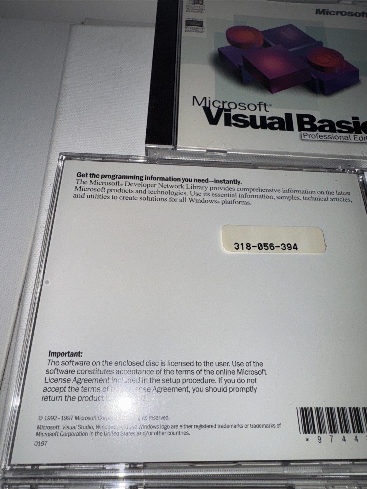 Microsoft Visual Basic Professional Version 5