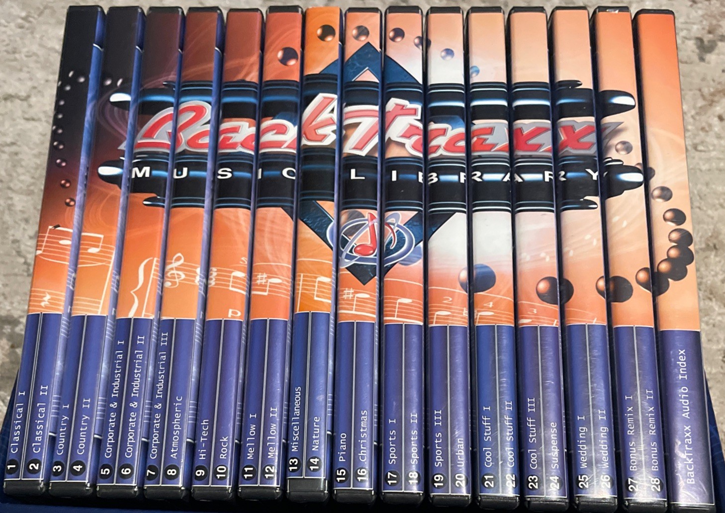 RARE Digital Juice Music Back Traxx MUSIC LIBRARY CDs 100’s of Audio Tracks
