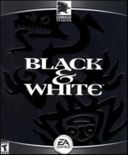 Black & White 1 PC CD god deity tribe villages solve puzzles RTS strategy game!