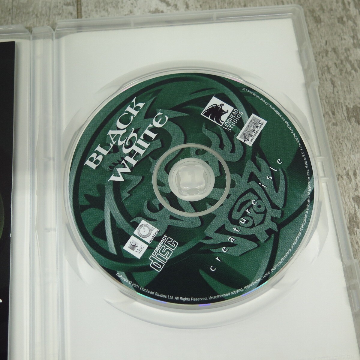Black & White Creature Isle add on Disc for Mac OS X