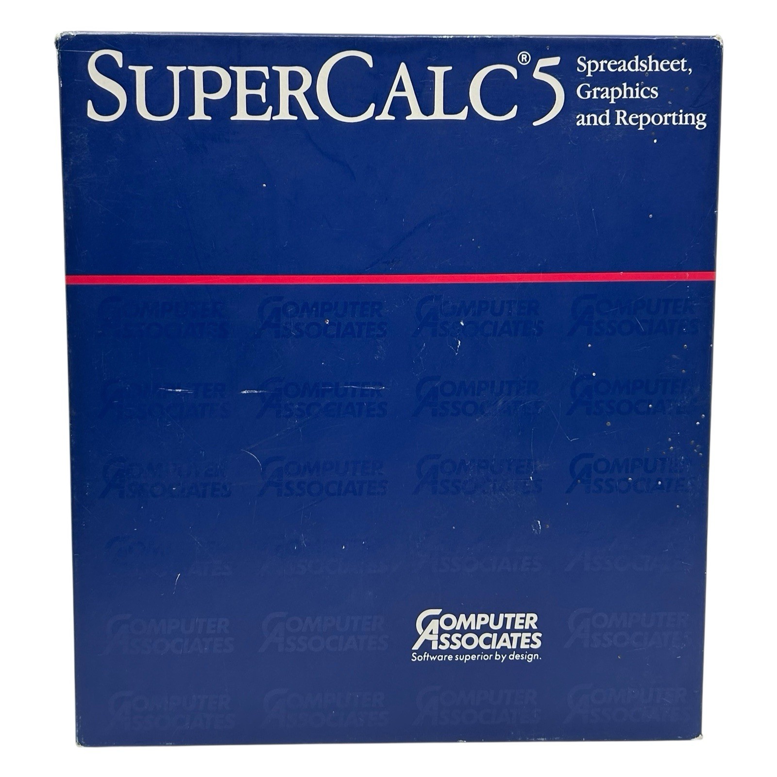 SuperCalc Version 5.0 1988 Computer Associates Complete w/ Guides & 5.25” Disks