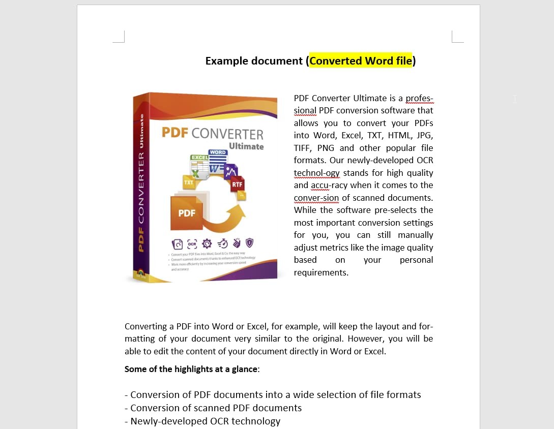 PDF Converter Ultimate – Convert PDF files into Word, Excel, PowerPoint and o…
