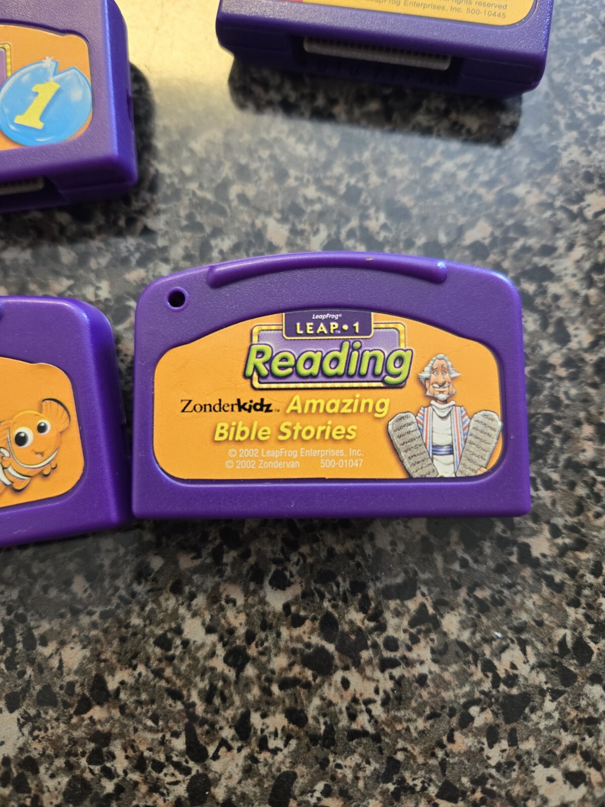 Leapfrog Leap Pad Lot 1 Book 5 Cartridges