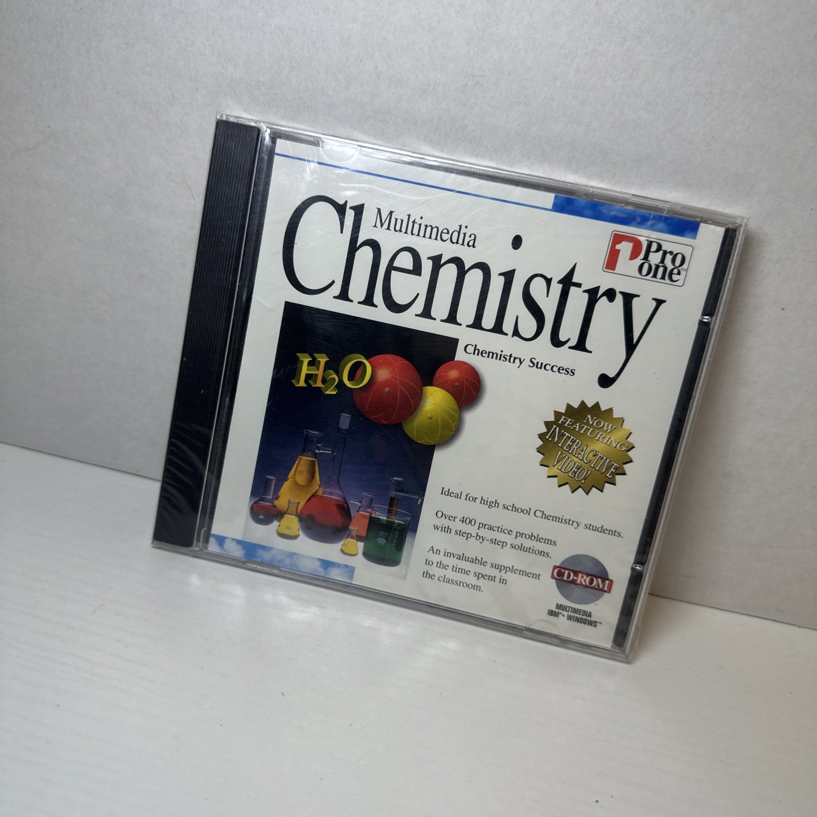 Pro One Multi Media Chemistry High School Math Window Software CD-ROM Disc NEW