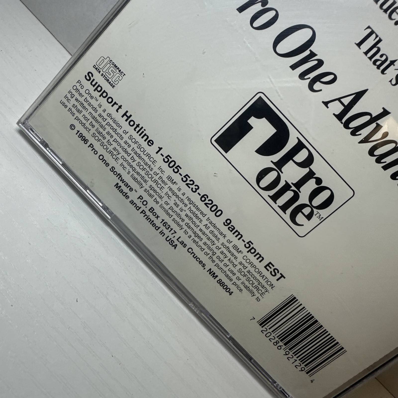 Pro One Multi Media Chemistry High School Math Window Software CD-ROM Disc NEW