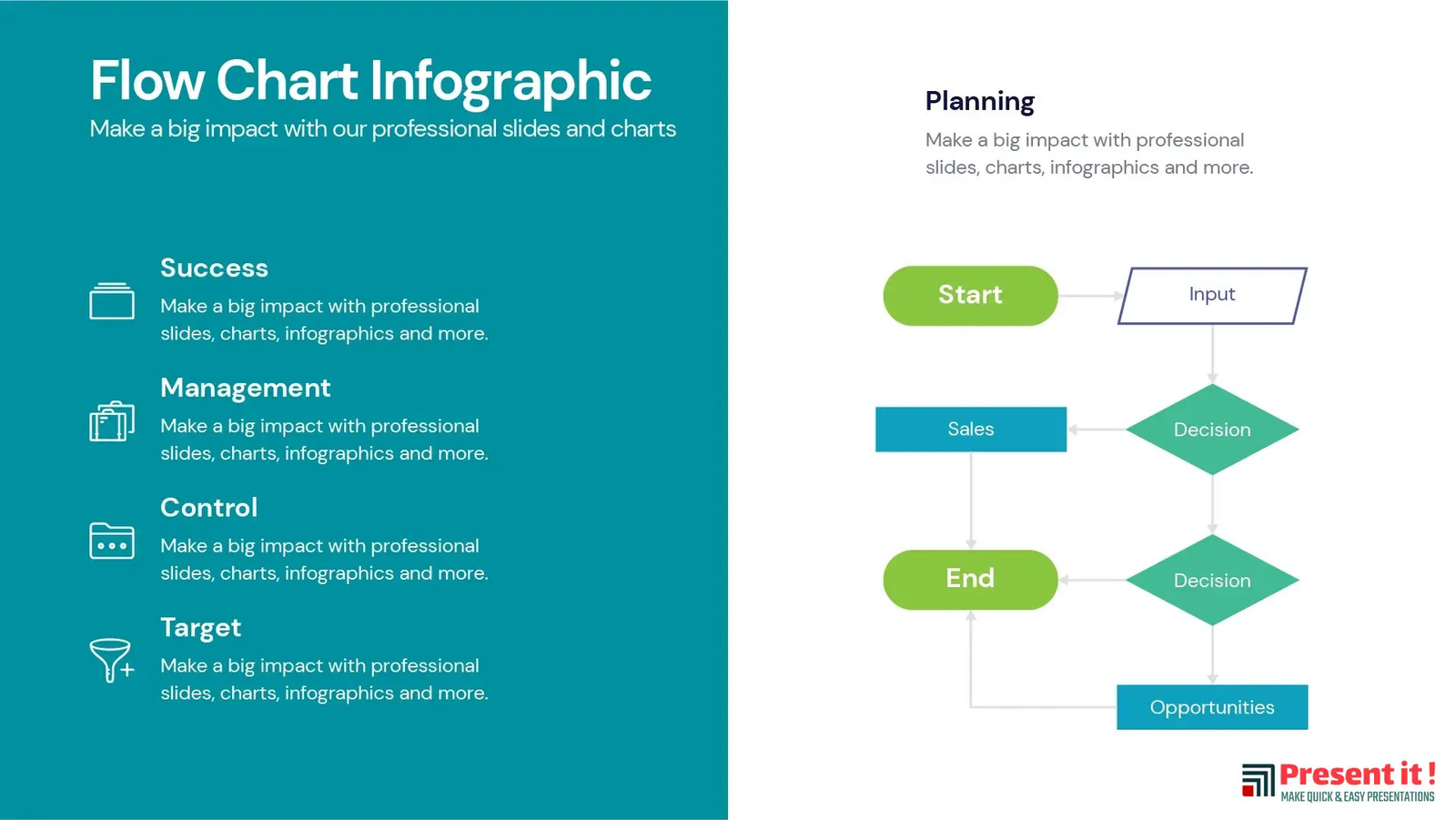 Flow Chart Infographic | Premium Templates