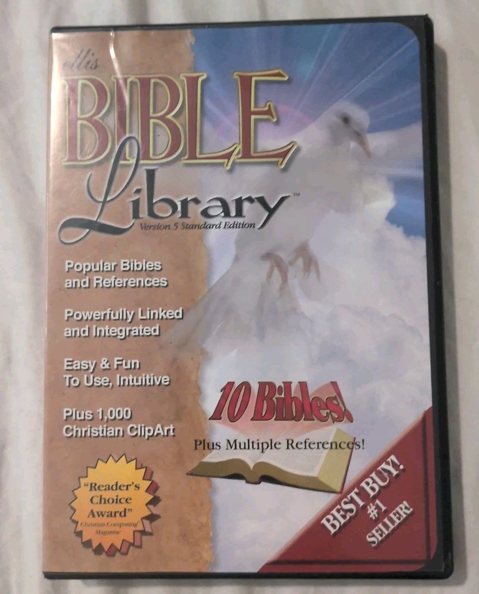 Ellis Bible Library-10 Bibles + Multiple References CD-ROM B8