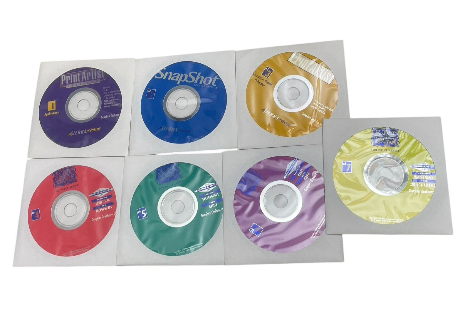 1998 Print Artist Platinum PC CD-ROM Software Sierra Home 150,000+ Graphics Comp