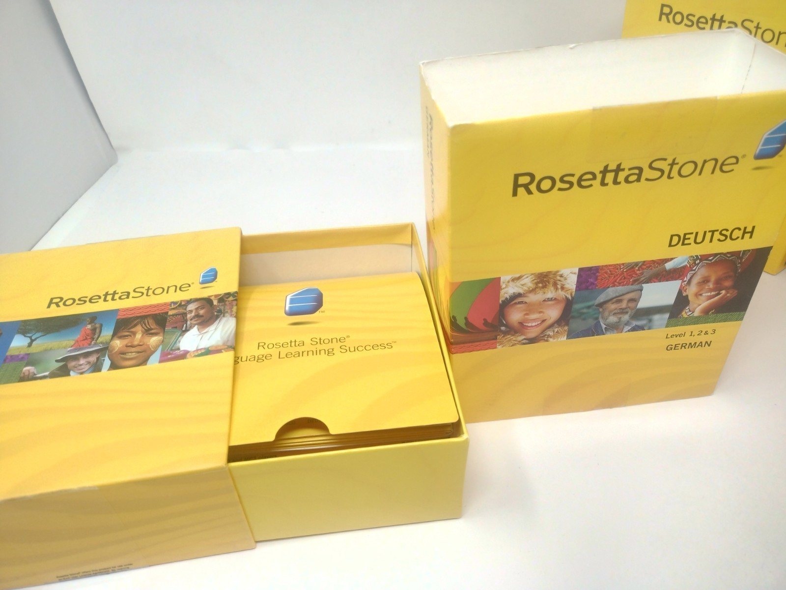 Rosetta Stone Deutsch German Complete Level 1-5 New Headphones(2 pair) #5 sealed