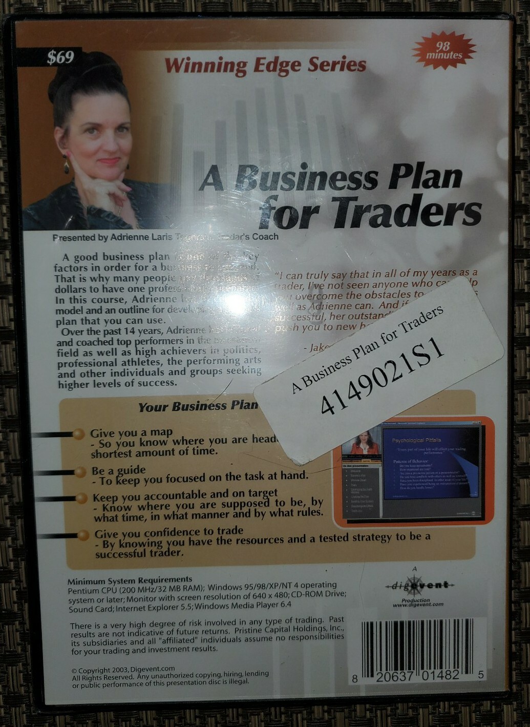 Trading On Target A Business Plan For Traders Software NEW