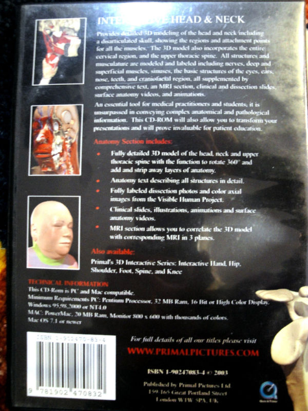 Primal 3D Interactive Head and Neck