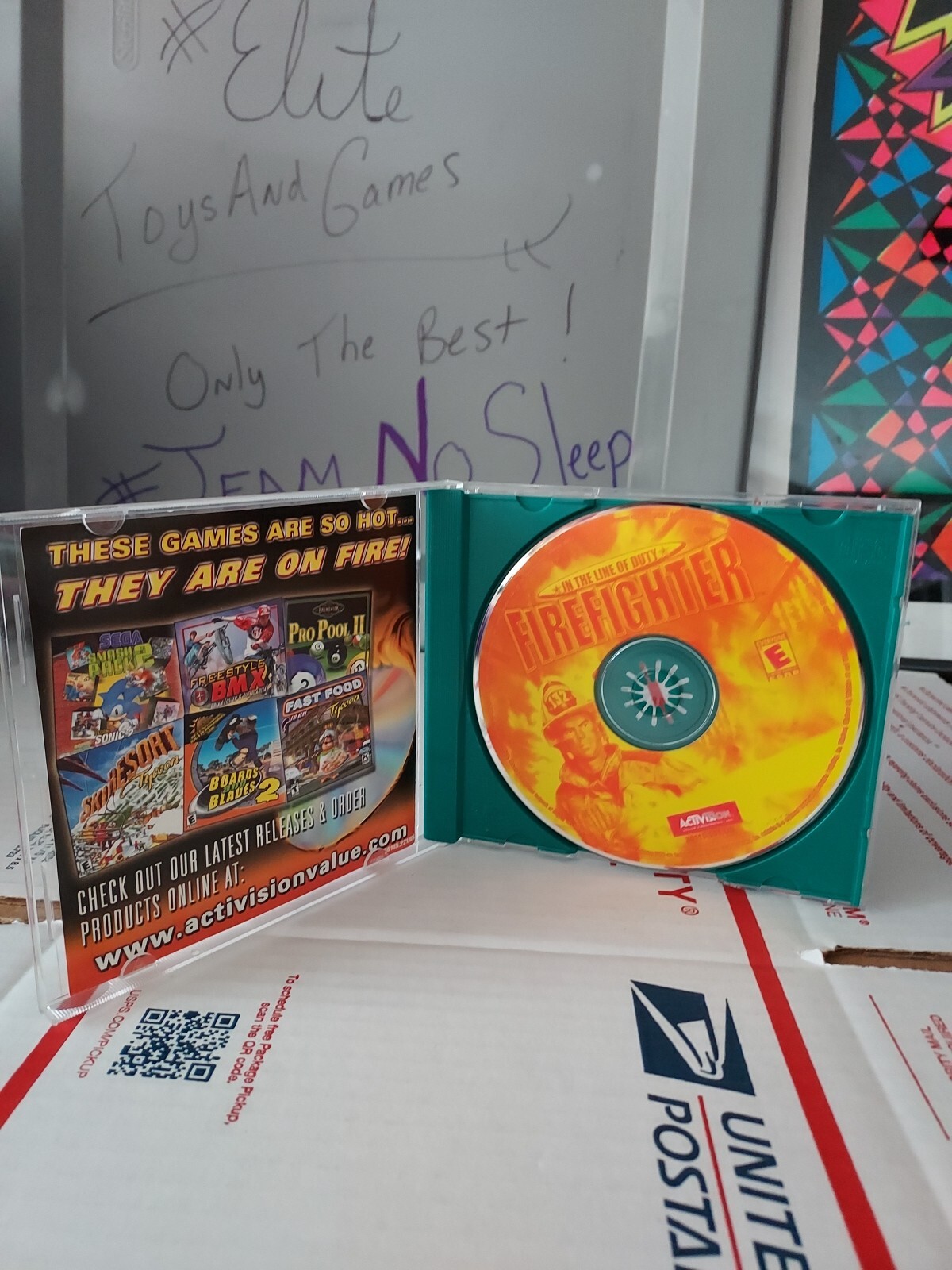 FireFighter: In the Line of Duty PC CD put out extinguish,rescue Game Rare #175b