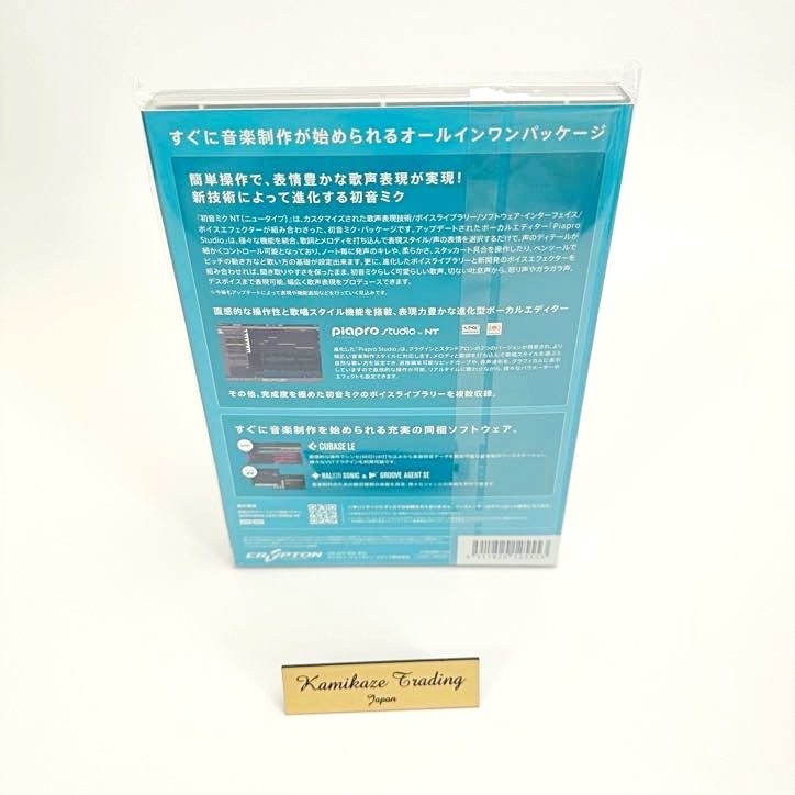 HATSUNE MIKU NT / BOX VOCALOID DVD Software Windows Mac CRYPTON Japan NEW