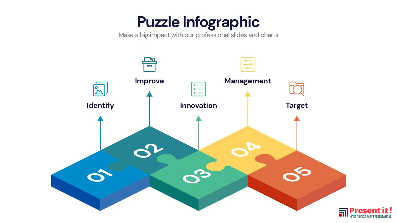 Puzzle Infographic Templates & Slides