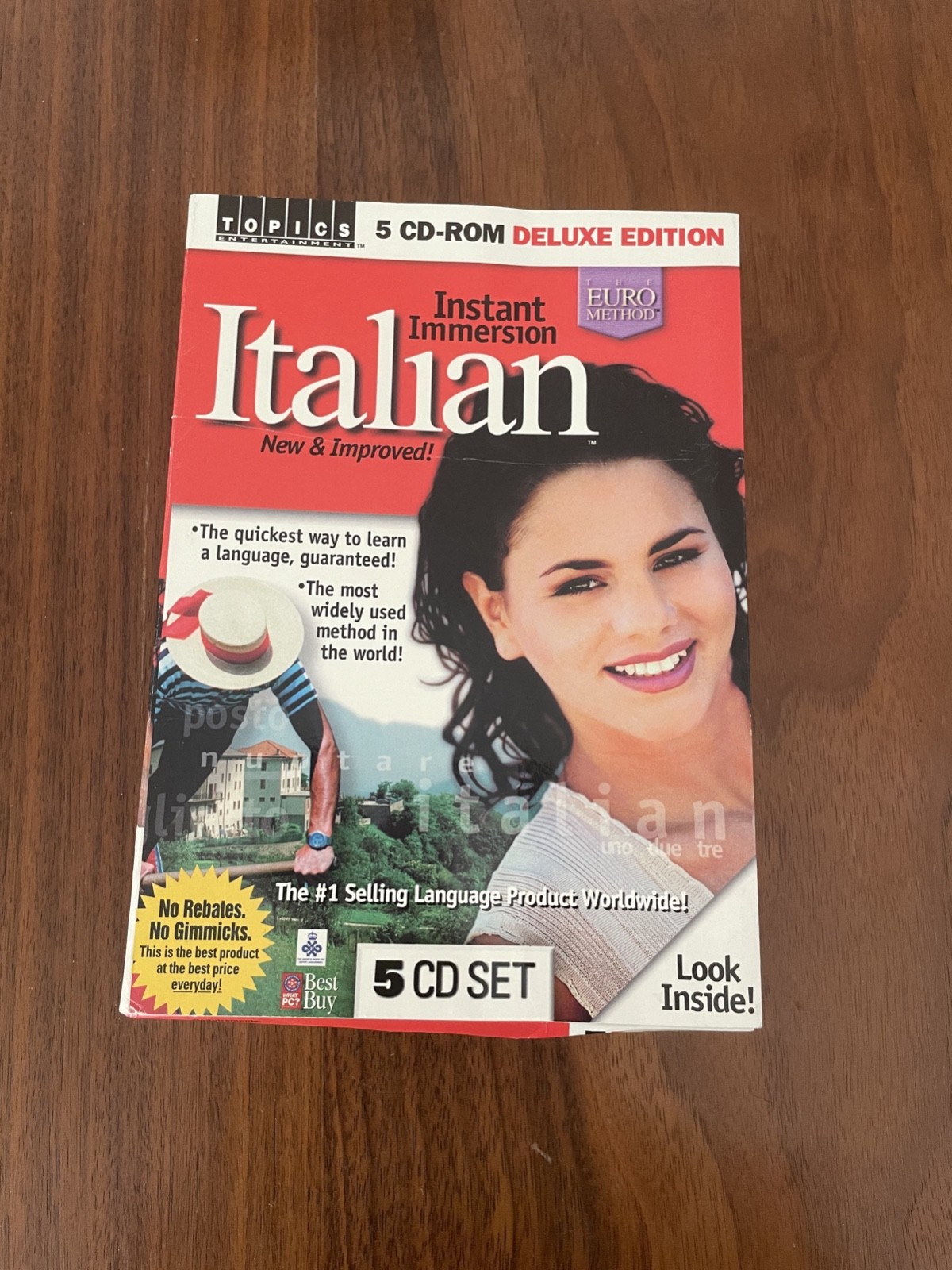 TOPICS Entertainment Instant Immersion Italian Language 5 CD Set
