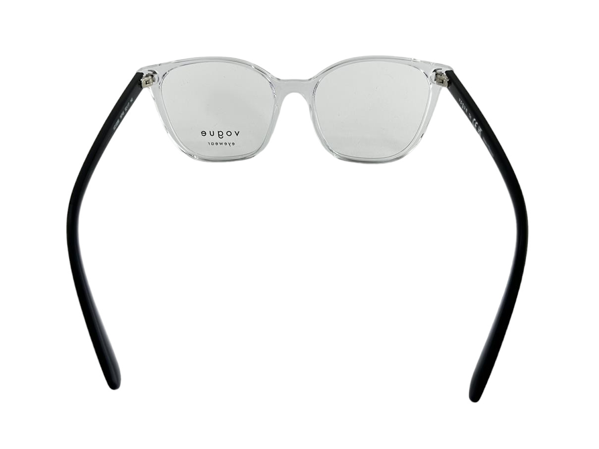 Vogue Eyewear NEW Transparent & Black Eyeglasses 52-17-140 Fashion Frames VO5356