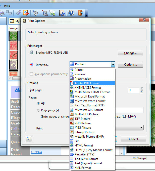 2024 Stamp Inventory Software USA – USB Edition. SCOTT™ Licensed Catalog #s.