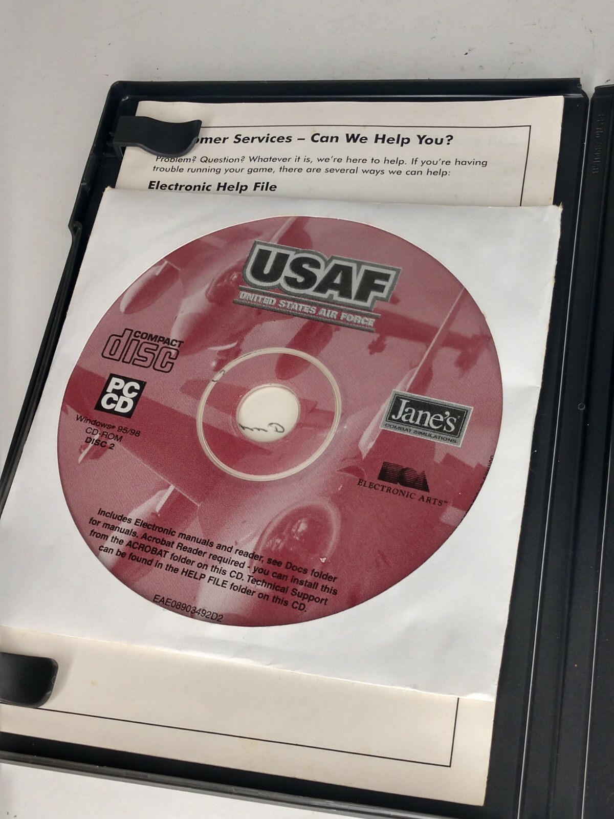 Jane’s Combat Simulations USAF United States Air Force PC CD Game
