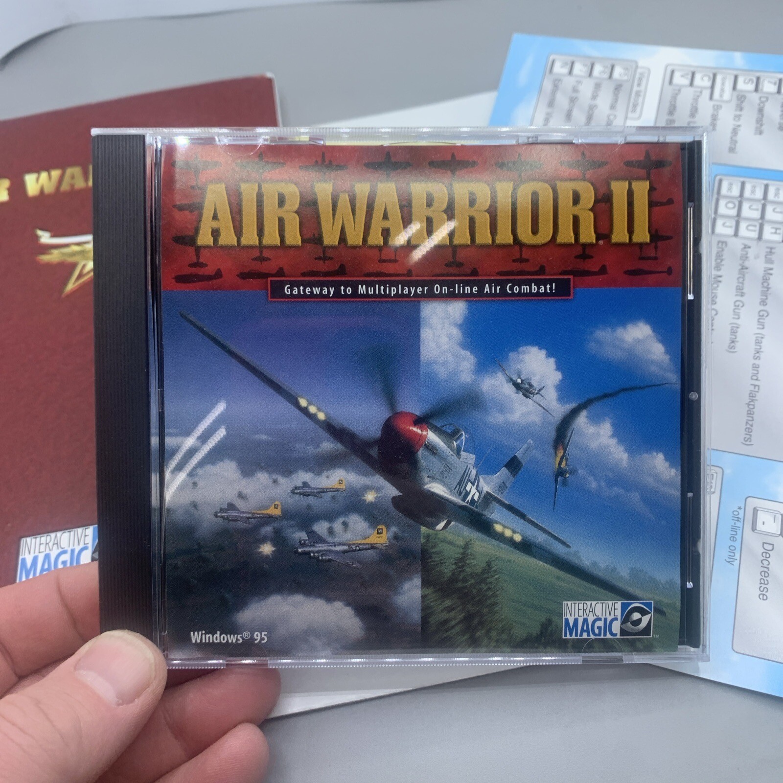 Air Warrior 2 Big Box PC Game Flight Simulator Air Combat CD-ROM Kesmai