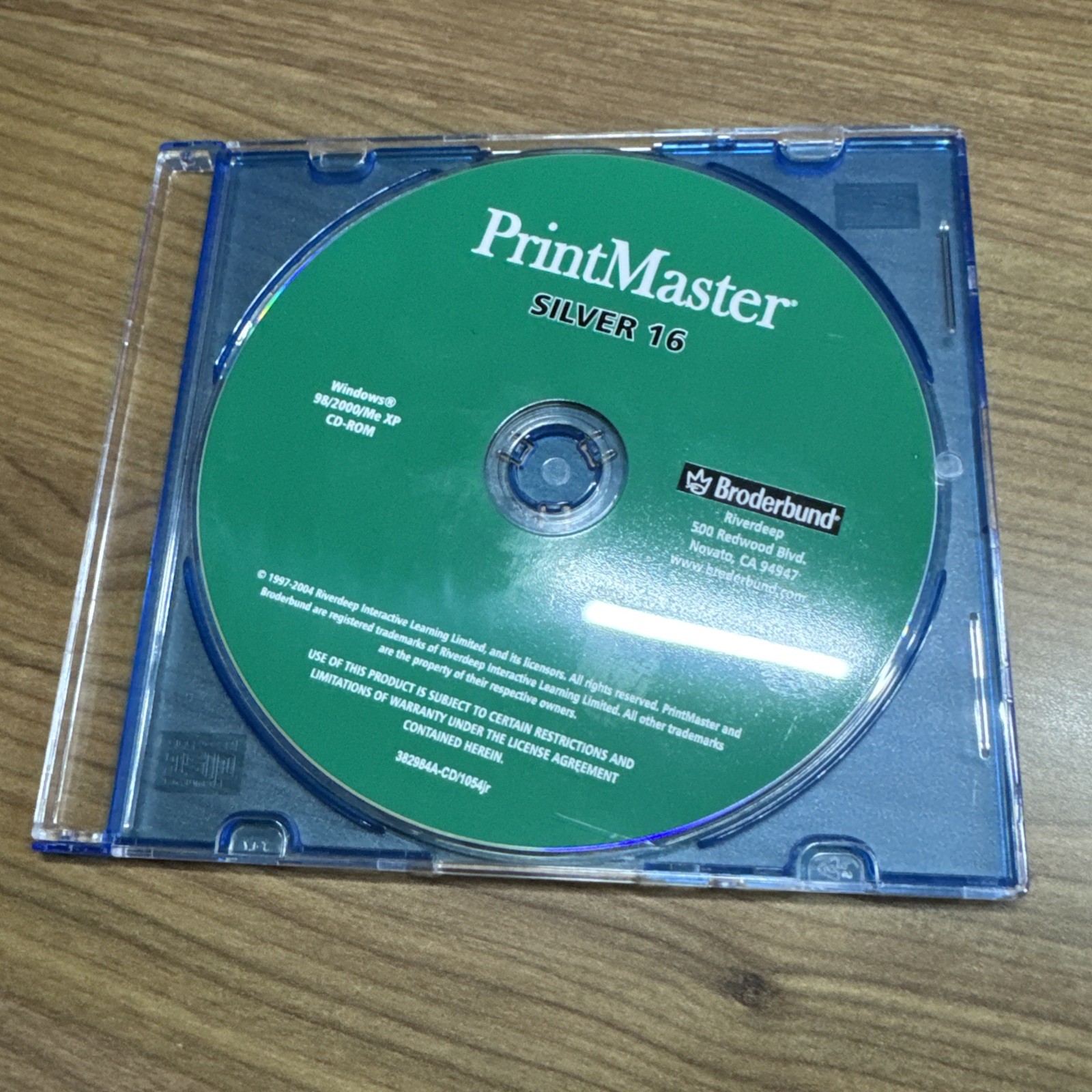 Broderbund – PrintMaster Silver 16 – CD only
