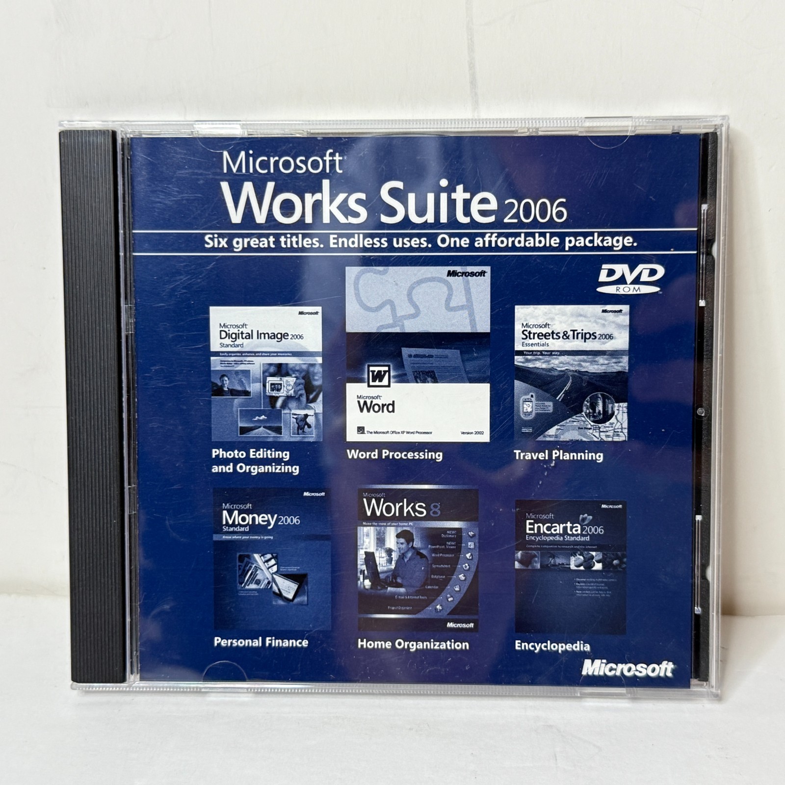 Microsoft Works Suite 2006 w/Key – Word Money Works Windows Software DVD-ROM PC