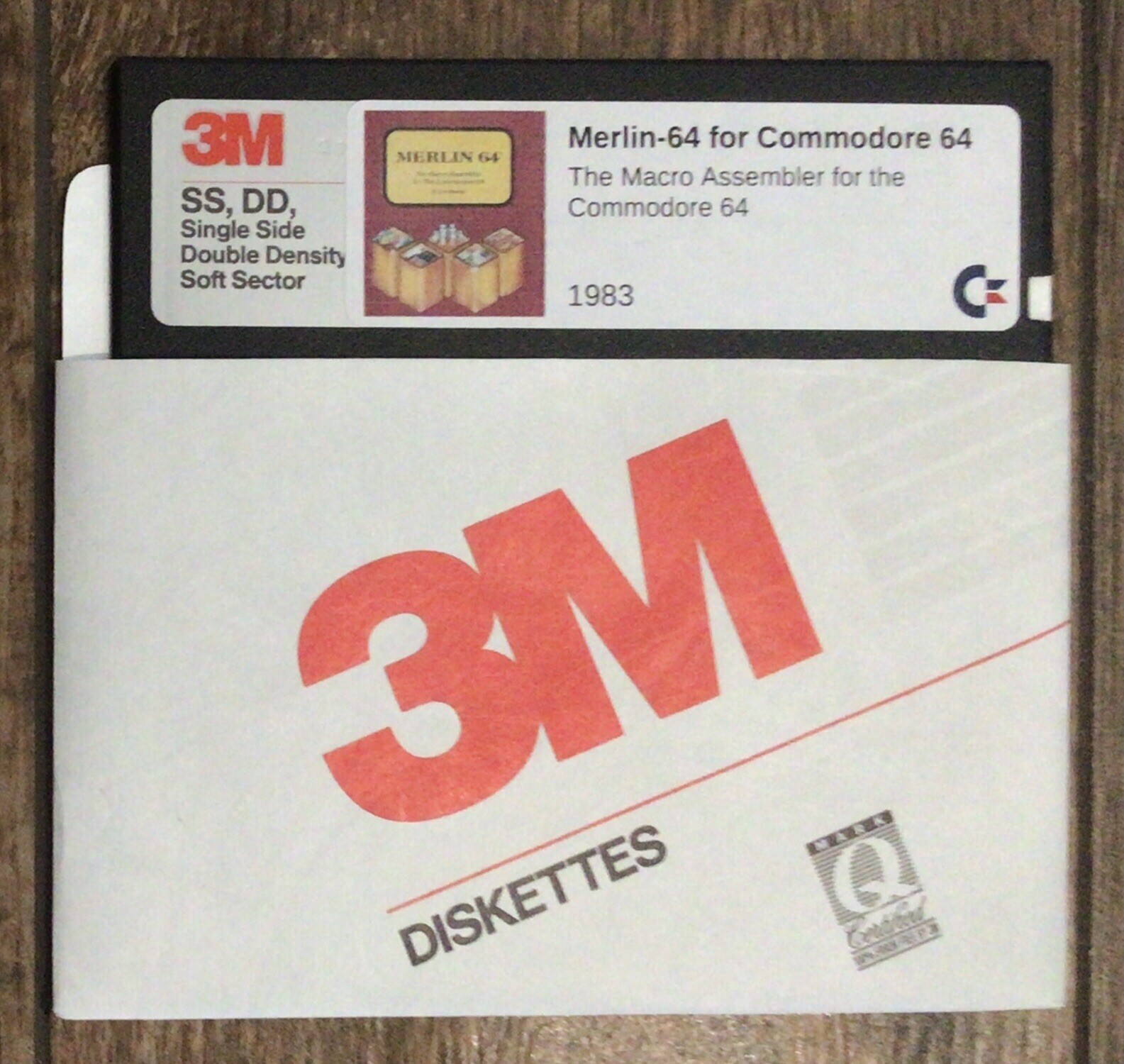 Merlin 64 Macro Assembler for the Commodore 64 – 5.25” Floppy Disk