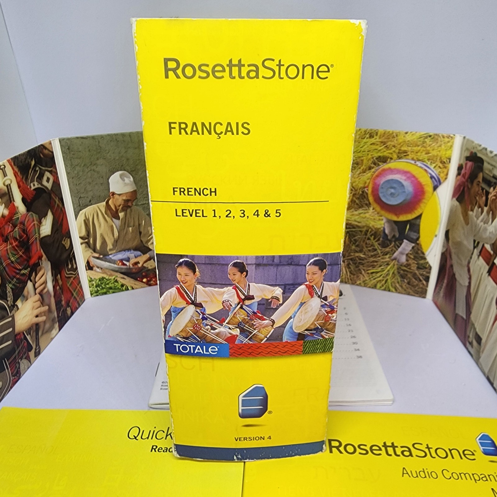 Rosetta Stone French Level 1-5 for PC, Mac Francais NO Headphones/Digital Code..