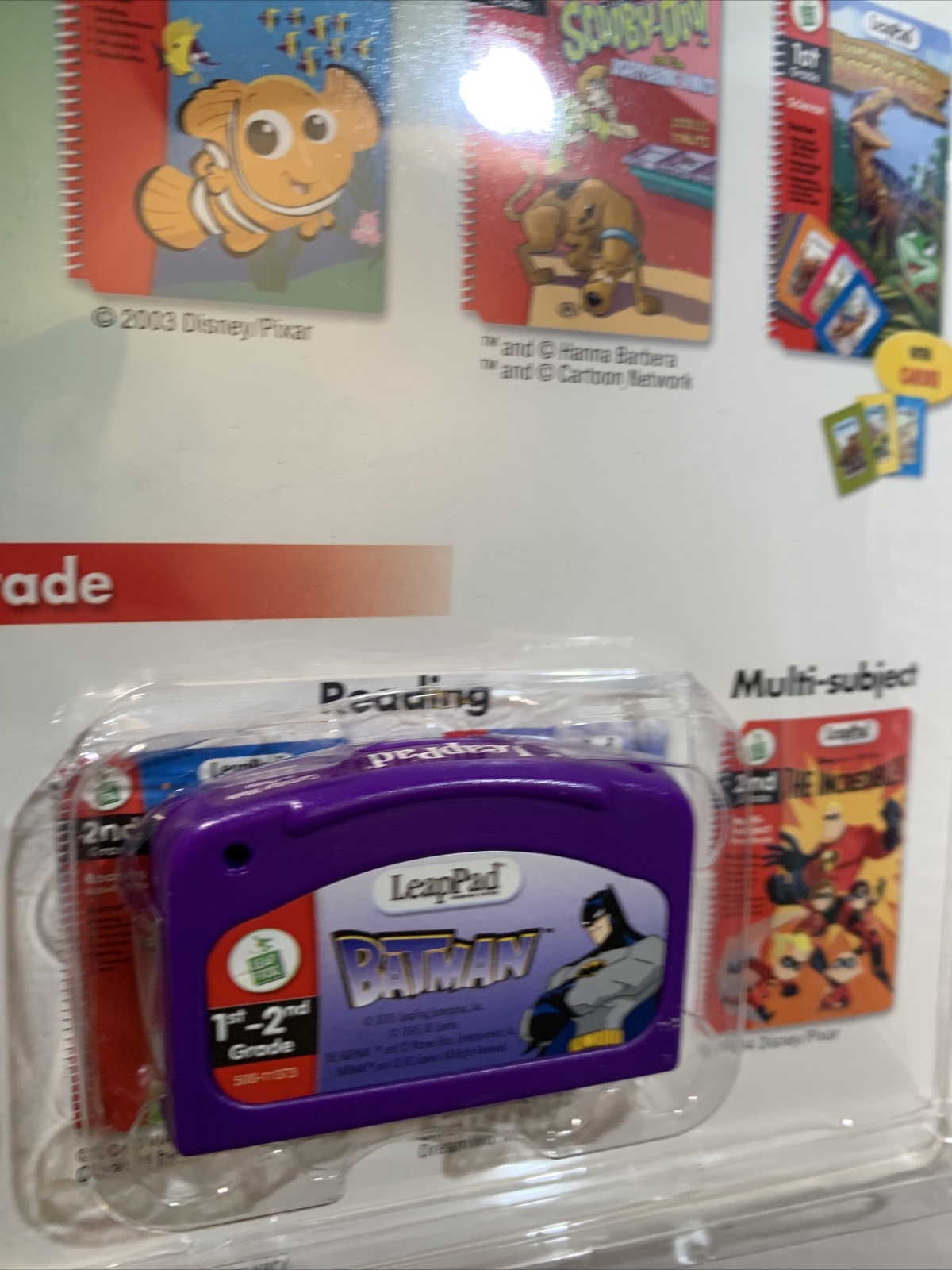 Leap Frog-The Batman 1st to 2nd grade￼ Book And Cartridge W/case