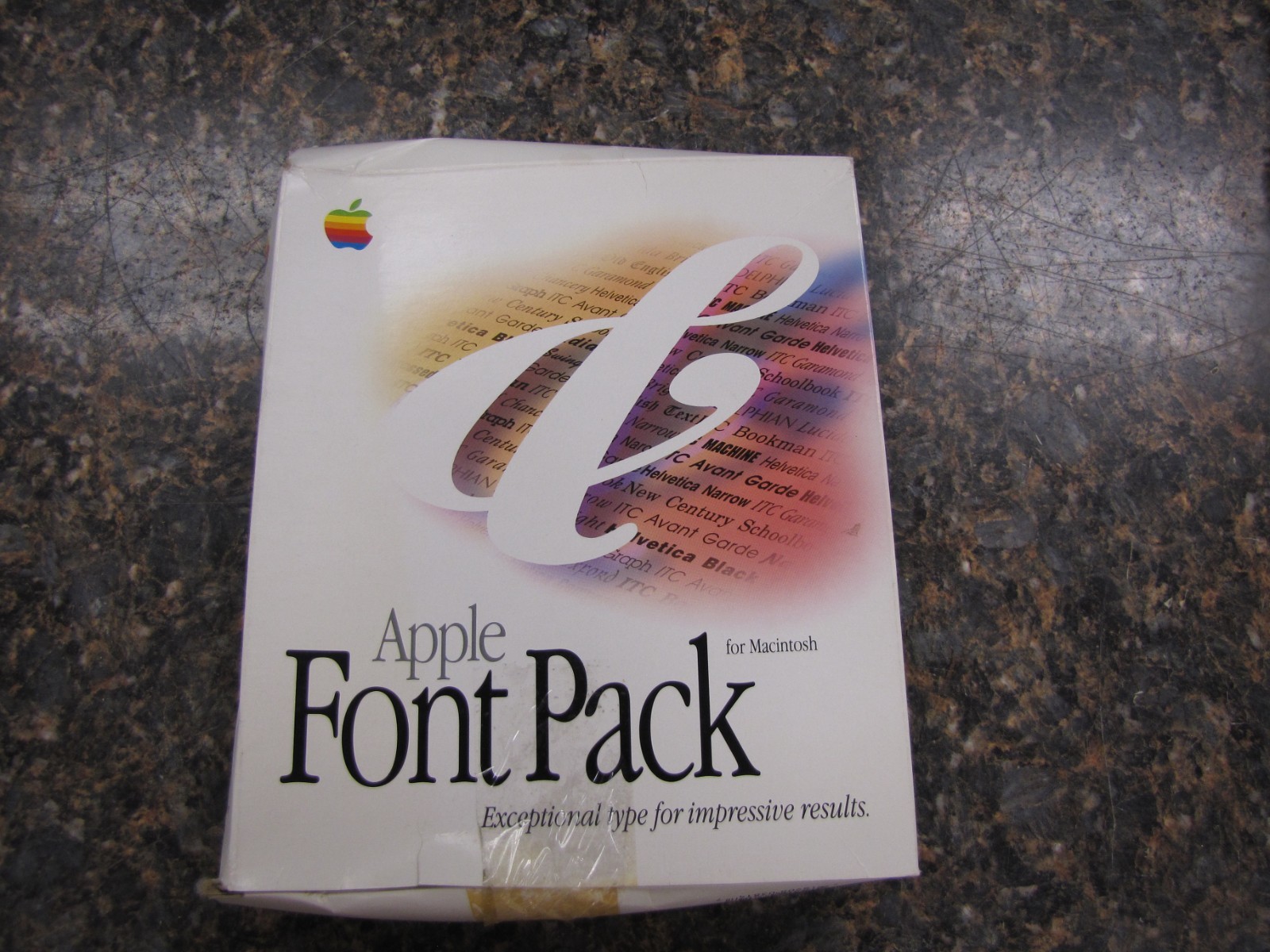 Vintage Apple Font Pack For Macintosh 1992 3.5″ Disks Software – HI30