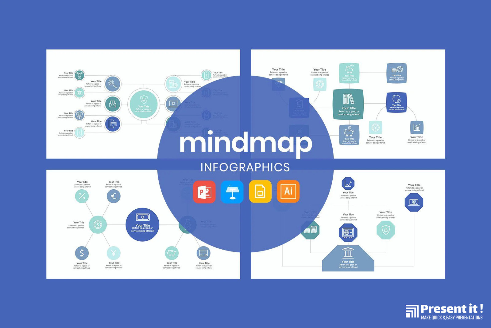 Mindmap Infographics Templates