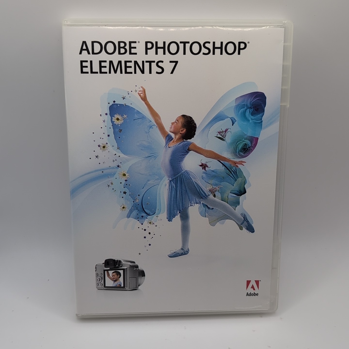 Adobe Photoshop Elements 7 Photo Enhancement Software + Serial Number