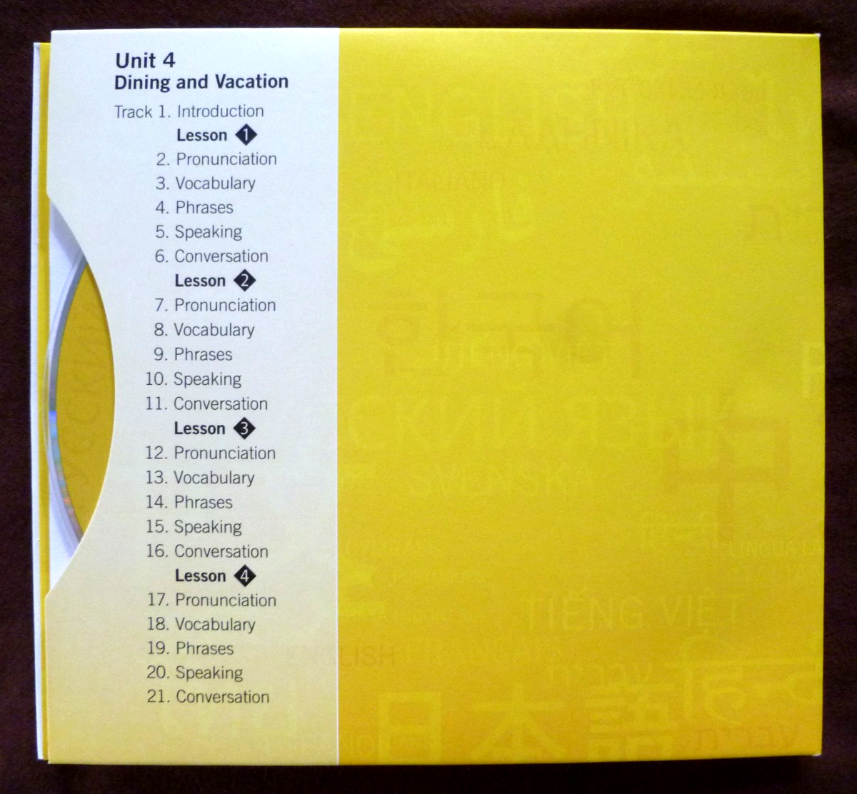 ROSETTA STONE RUSSIAN AUDIO COMPANION 4 CDs LEVEL 2, UNITS 1,2,3,4, VERSION 1.0