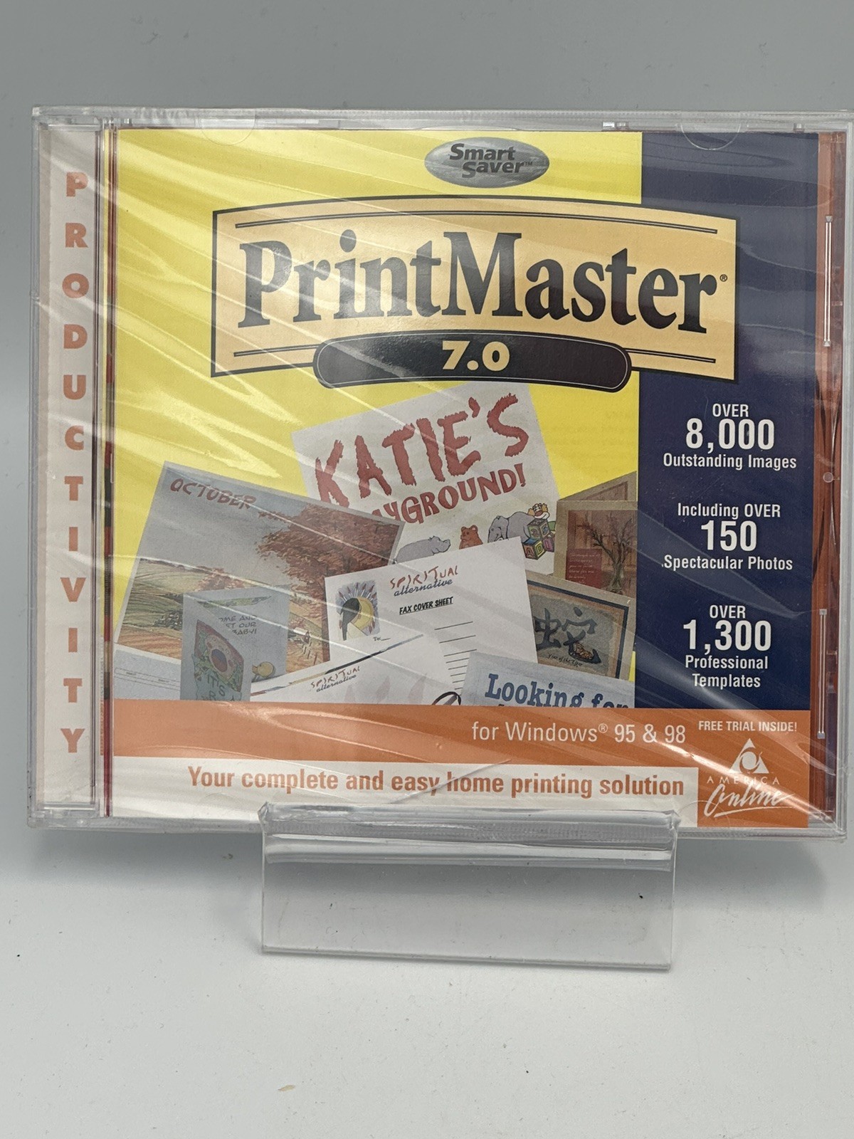 PC Software PrintMaster 7.0 Print Master 8000 images Win 95/98 NEW SEALED 1999