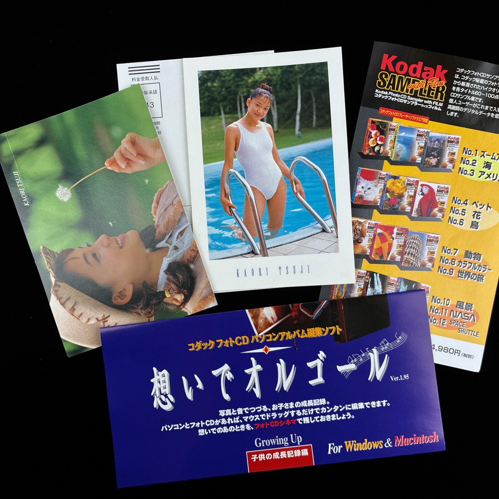SoftBank Stories Kaori Tsuji Kodak Idol Photo CD Vol. 14 Photobook Japan