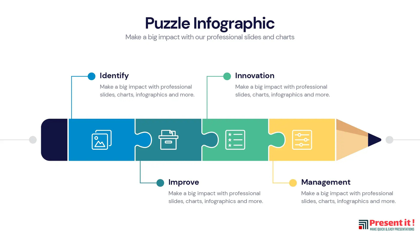 Puzzle Infographic Templates & Slides
