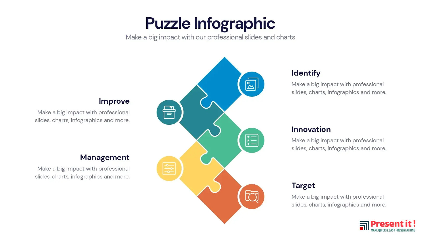 Puzzle Infographic Templates & Slides