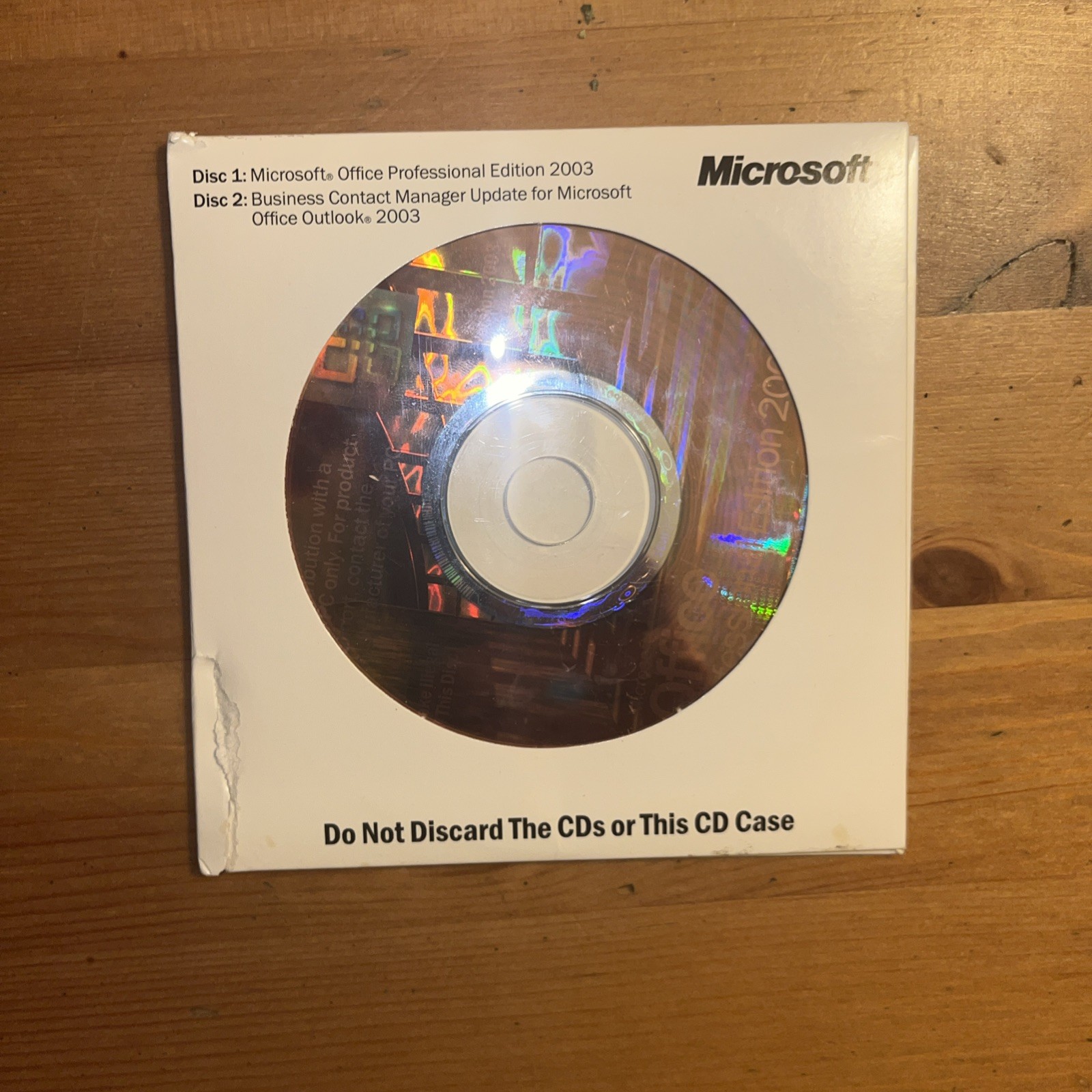 Microsoft Office 2003 Professional Edition w/ Business Contact Manager With Key