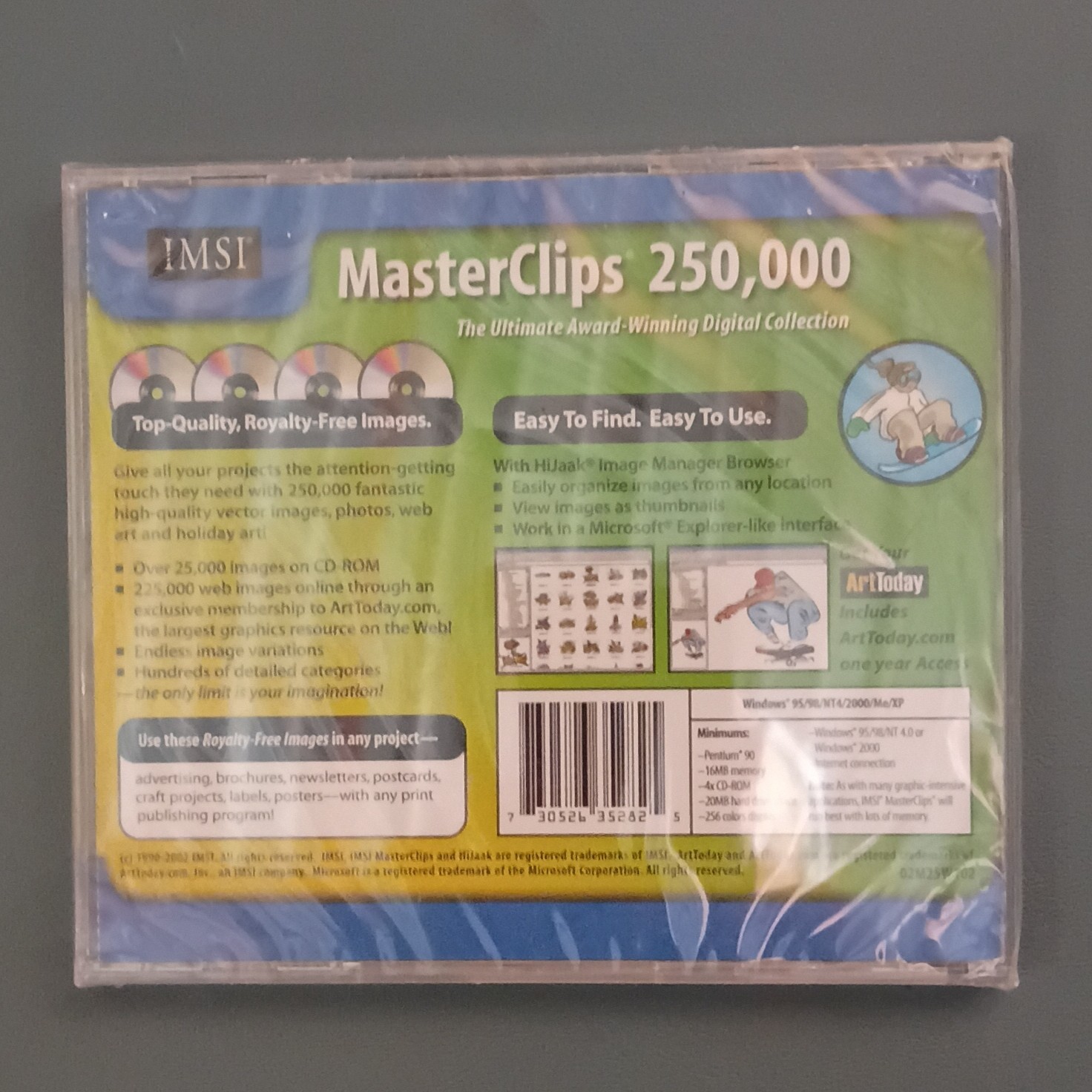 IMSI MasterClips 250,000 Clip Art CD-ROM Vector Art Web Art Photos Holiday Art