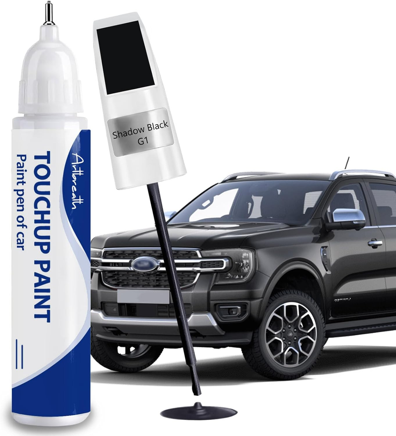 Ford Shadow Black G1 Touch Up Paint Pen Automotive Scratch Chip Repair Kit OEM