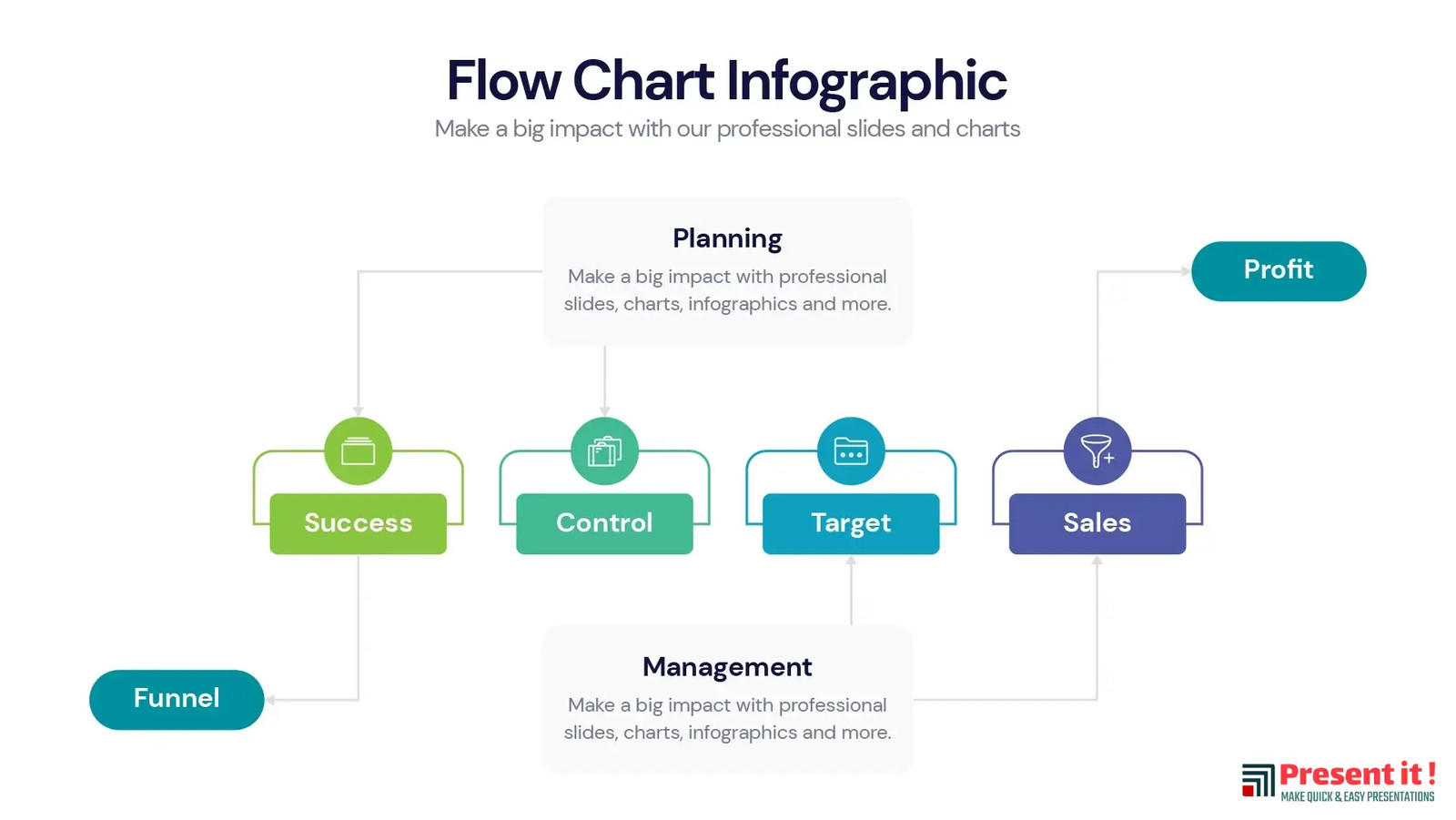 Flow Chart Infographic | Premium Templates