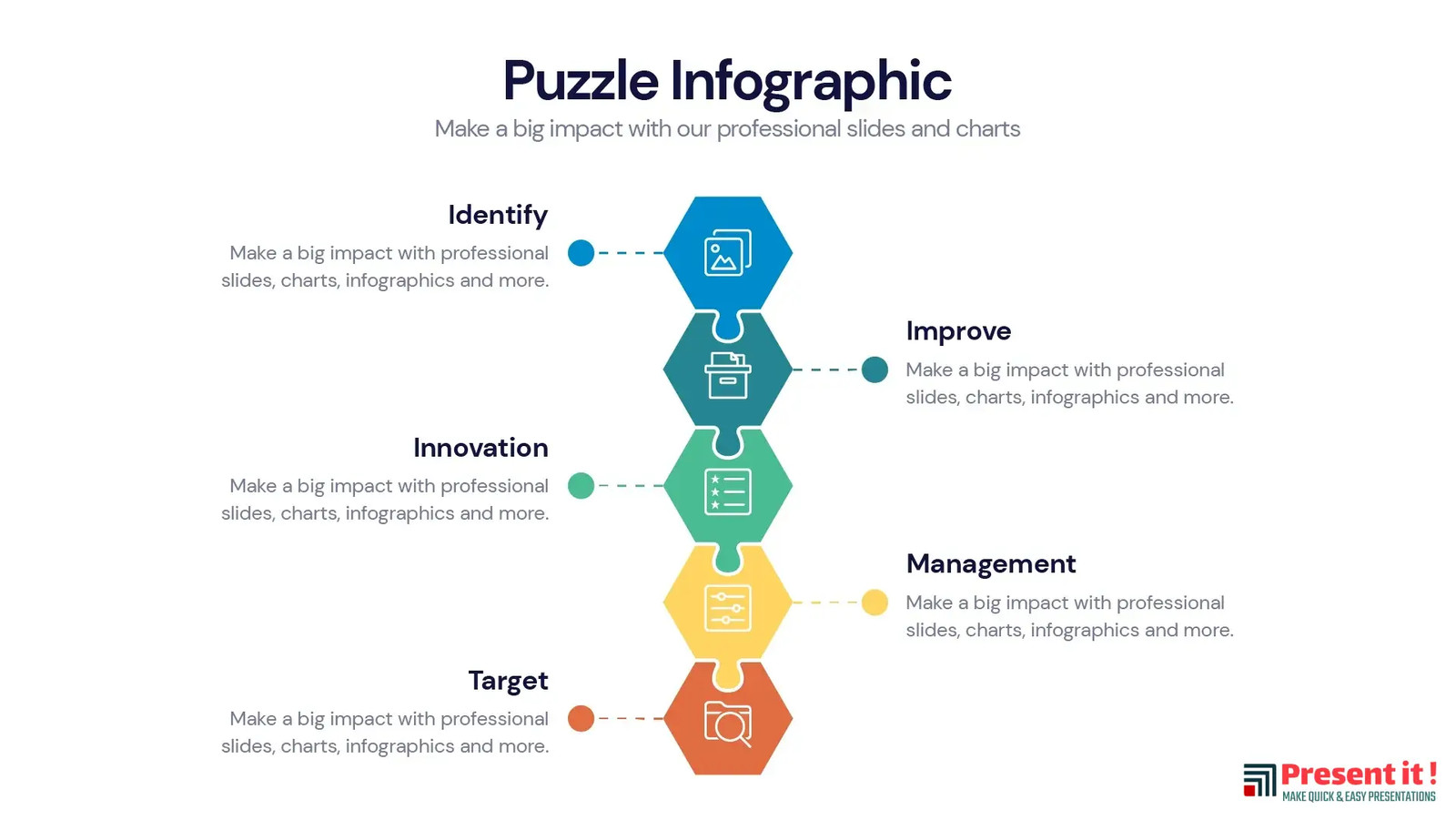 Puzzle Infographic Templates & Slides