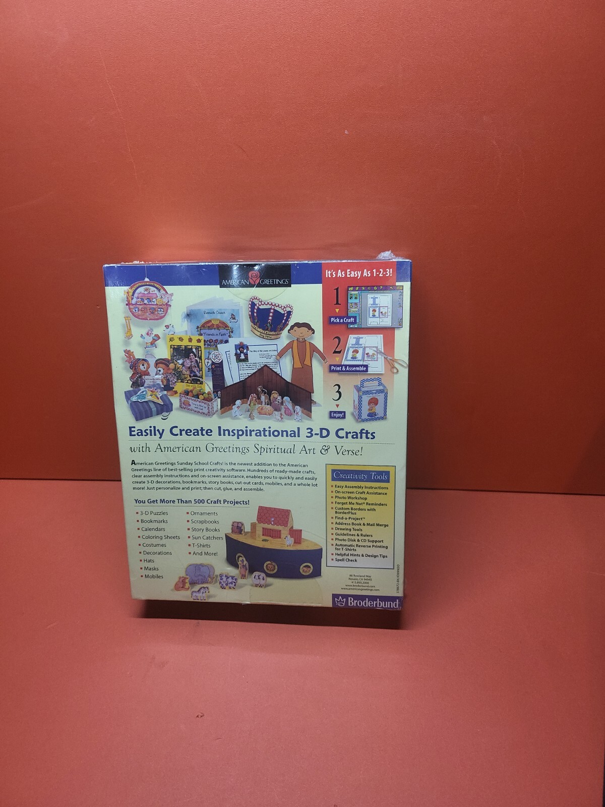 American Greetings Sunday School Crafts Spiritual Crafting (PC, 1999) Sealed