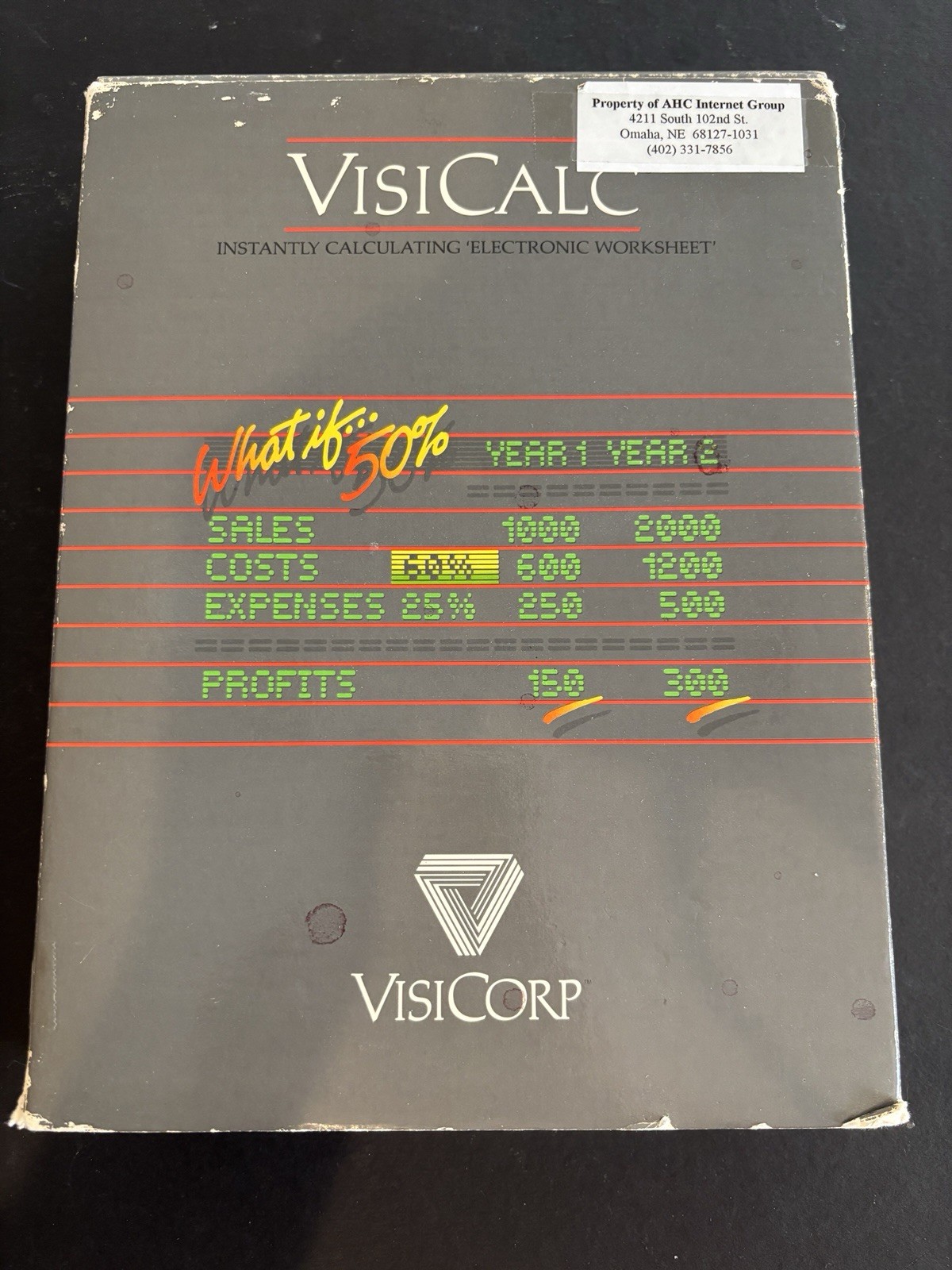 1982 VisiCorp Personal Software Complete W/ Disk For Apple IIe – Ships Free