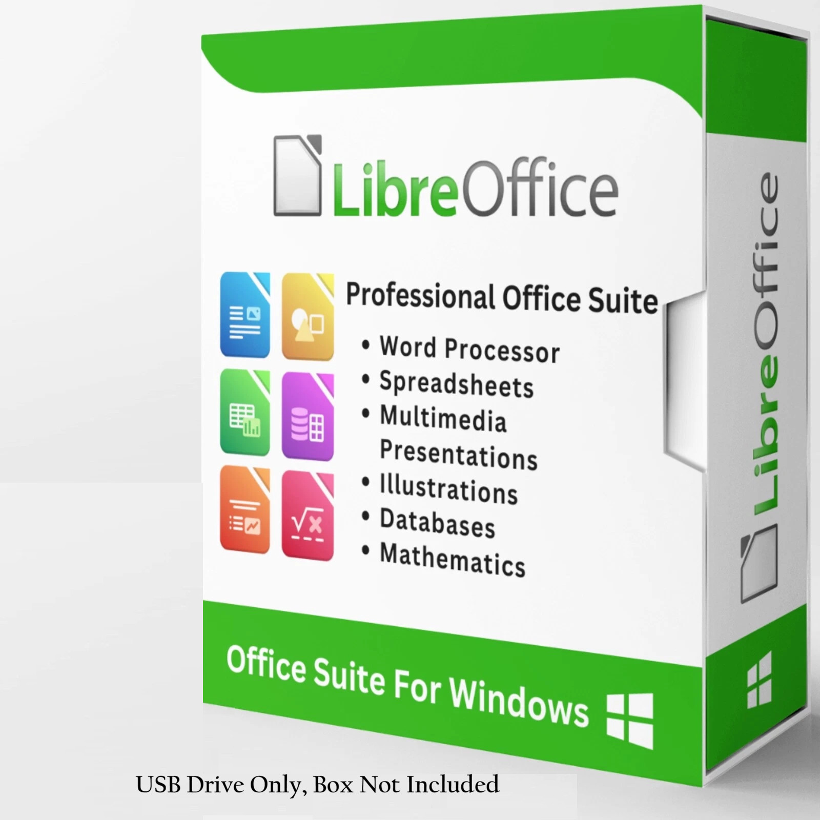 LibreOffice Software Suite 2026 for Windows – With Bonus 2.2k Fonts on USB